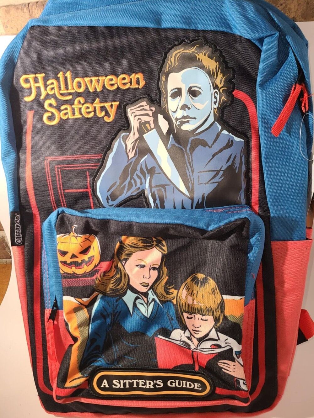 Halloween Safety A Sitters Guide Michael Myers Backpack by Steven Rhodes NEW